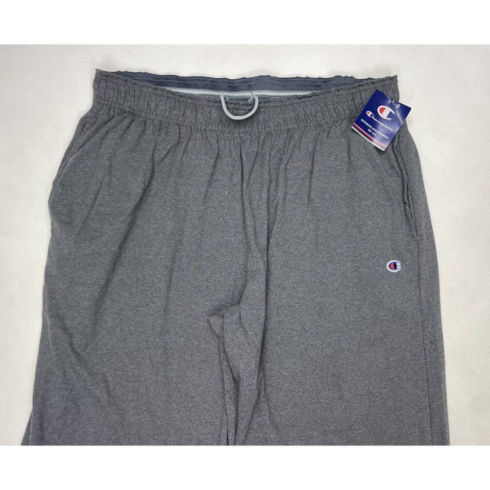 Champion Open Bottom Everyday Sweatpants Men XXL Gray P7309 NWT - Picture 2 of 10